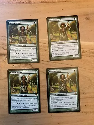 X4 MTG Magic The Gathering Noble Hierarch (87/147) Conflux LP PLAYSET • $39.99