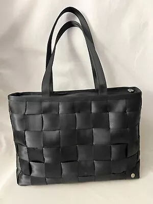 The Original Seatbelt Bag X Mercedes Benz 15  Black Dual Strap Shoulder Tote EUC • $129.95