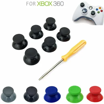6x Replacement Analog Thumbsticks For Xbox 360 Controller Grip Stick Parts +Tool • $5.49