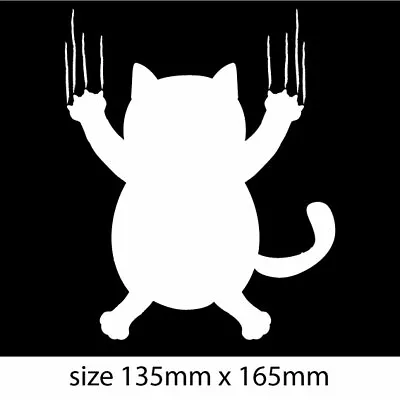 Cute Cat Sticker For Car  Fridge  Camper Van  Trailer  Truck. Boat • $7.95