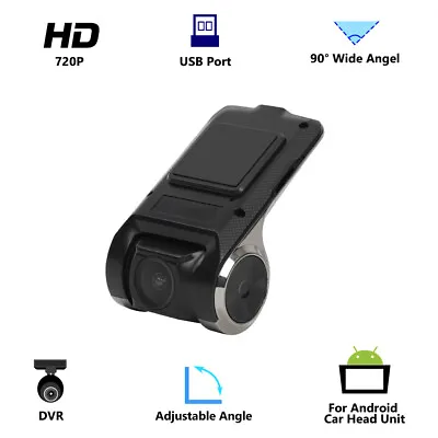 $54.99 • Buy R0020 USB Type DVR Dash Front Camera Dashcam Car Vehicle Video Cam For Android