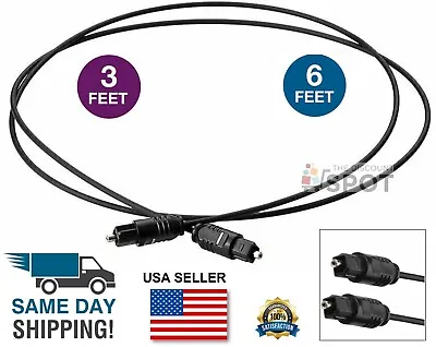 Gold TOSLink Fiber Optical Optic Digital Audio Cable SPDIF Sound Bar Cord • $3.49