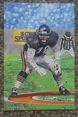 Keith Van Horne Custom 4x6 Art Card Chicago Bears 1985 • $4