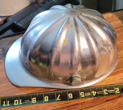 Vintage Superlite Aluminum Fibre-Metal Hard Hat Helmet & Liner 8 Rivet USA Made • $49.99