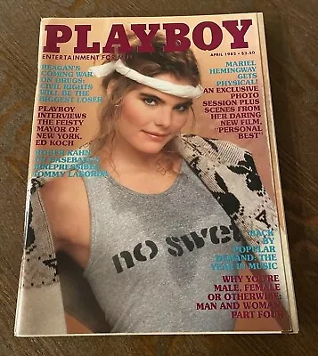 Playboy Magazine With Centerfold April 1982 Mariel Hemingway Tommy Lasorda • $7.39