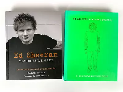 Ed Sheeran A Visual Journey (HB) Memoir And Memories We Made - FREE POST • $39.99