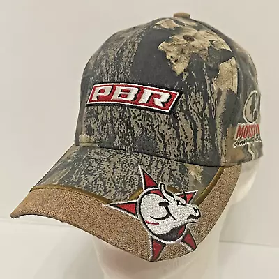 PBR Professional Bull Riders Mossy Oak Hunting Staff Camo Adjustable Hat / Cap • $20