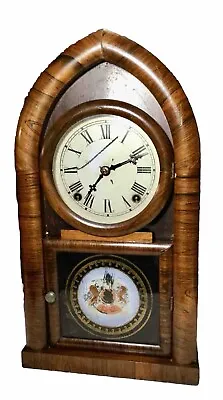 Very Rare Antique E.N Welch Cathedral 8 Day Clock All Original 150 Years Old • $200