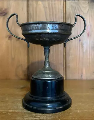 1951 Great Bitter Lake Egypt Vintage Silver Plate Trophy Trophies Loving Cup • $31.10