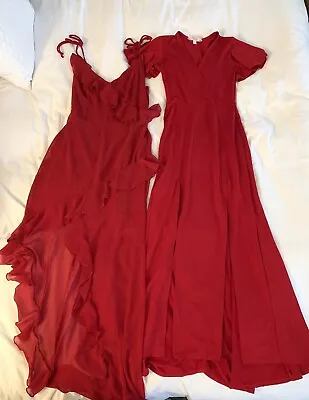 Womens Red Occasion Dress Bundle Miss Selfridge Size 8 • £6.50