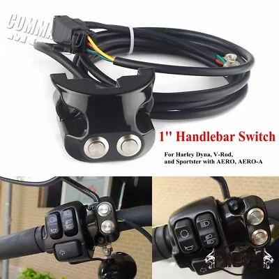 1'' Handlebar Switch Air Suspension Control Kit For Harley Dyna Sportster V-Rod • $46.89
