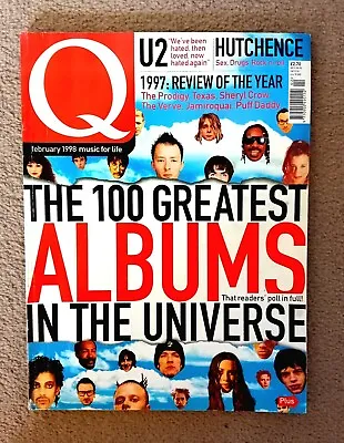 Q Magazine/February 1998 - 100 GOAT Albums From Reader's Poll And 1997 In Review • £10