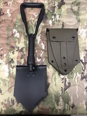 Tri-fold Entrenching Tool / Shovel Mil-Spec With USGI NOS ALICE Carrier  • $35.95