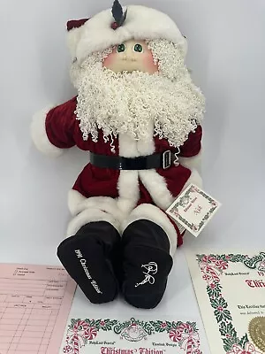 1991 Xavier Roberts Soft Sculpture Christmas Edition Santa Nick Cabbage Patch • $249.95