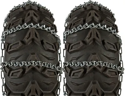 $55.95 • Buy Sedona Pair V-Bar Snow Tire Chains ATV 24x11-10 25x10-10 24x10-11 24x9-11
