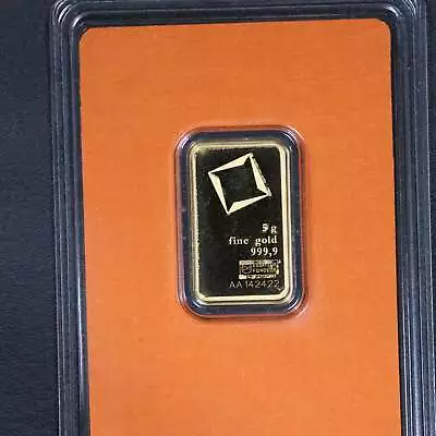 Valcambi Suisse 5 Gram Gold Bar .9999 Fine Sealed In Assay • $422.99