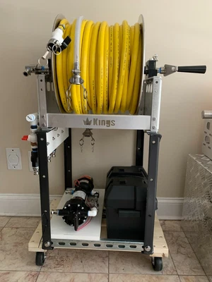 $2300 • Buy Low Pressure Soft Wash Clean Roofs Siding Concrete 12 Volt Chemical Machine Pump