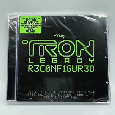 Tron Legacy Reconfigured [CD] Disney 15 Track Album • New & Factory Sealed • $86.31