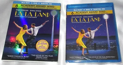 La La Land Blu-ray + DVD W/Slipcover (New) Musical Emma Stone Ryan Gosling • $9.69