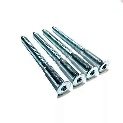 $9.95 • Buy 4 X Replacement Shelf Screws For IKEA EXPEDIT 104323 / 104325 - Zinc Color