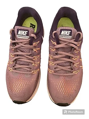 Nike Womens Air Zoom Pegasus 33 831356-500 Purple Running Shoes  Size US 8 EU 39 • $42