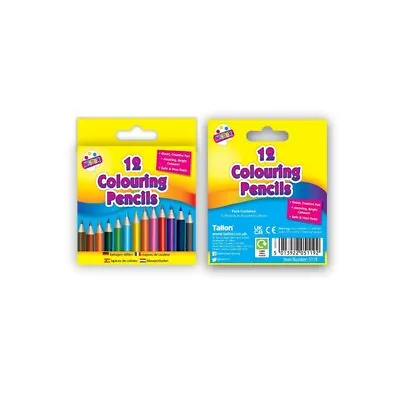 Pack Of 12 Artbox Half Sized Non Toxic Colour Pencil - Children Activity • £4.99