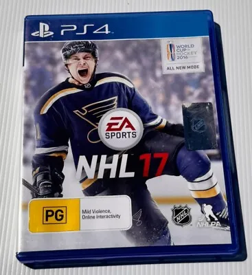 NHL 17 PS4 Sony PlayStation Game • $18.95