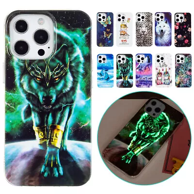 $9.86 • Buy For IPhone 13 12 11 Pro Max XS XR 8 7 Phone Case Graffiti Pattern Luminous Cover