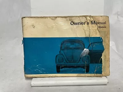 Original 1969 VW Beetle Owner's Manual Volkswagen With Customer ID Card • $55