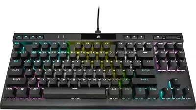 CORSAIR K70 RGB TKL Optical Mechanical Gaming Keyboard - US English • $25