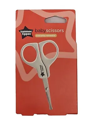 Tommee Tippee Essentials Baby Nail Scissors Shaped For Little Nails • £5.89