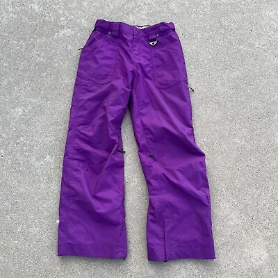 Oakley Purple Baggy Fit Ski Snowboard Pants Trousers Small S Women’s 90s Y2K • $28.88