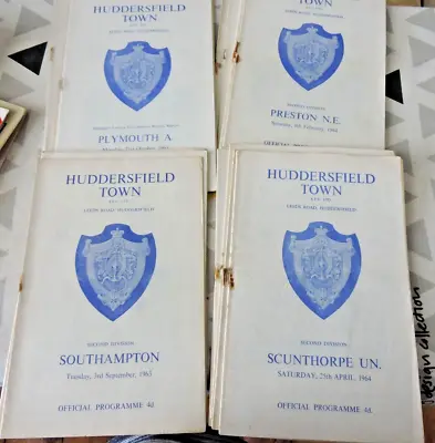 £8.40 • Buy Huddersfield Town 1963/4 - 19 Home Programmes