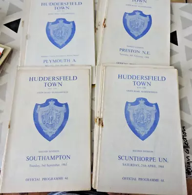 £8.40 • Buy Huddersfield Town 1963/4 - 19 Home Programmes