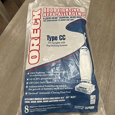 Oreck Hypo-Allergenic Genuine Type CC Filter Vacuum Bags 5 Individual Wrapped • $9.99