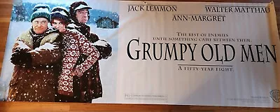 Original Grumpy Old Men 4' X 10' Vinyl Movie Banner • $25