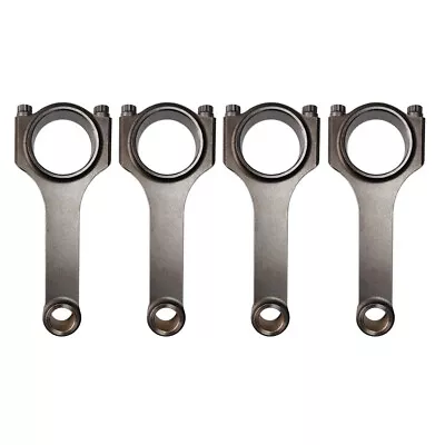 4x High Performance Racing H-Beam Connecting Rods For  Honda D16L + 3/8  Bolts • $359