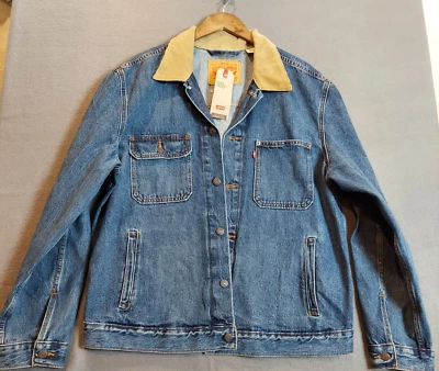 $60.43 • Buy Levi's Men's Denim Stock Trucker Jacket Corduroy Collar LT NWT $108 B307
