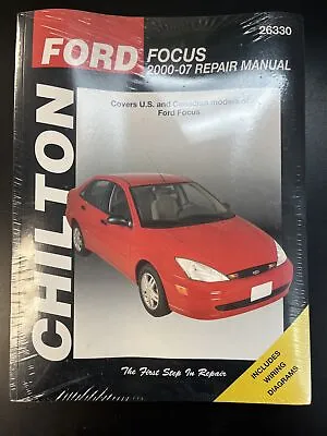$14.49 • Buy FORD Focus 2000-2007 Chilton's Total Car Care Repair Manual #26330 NEW SEALED 
