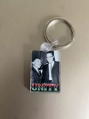 Malcolm X & MLK - Martin Luther King Jr Keychain • $5