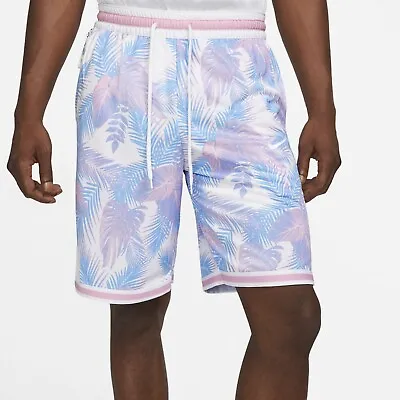 Nike Dri-Fit DNA Printed Fashion Shorts White/Pink/Light Blue BNWT • $85