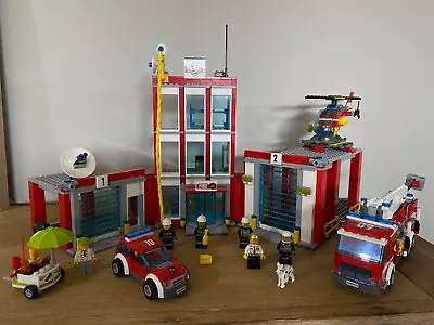LEGO CITY: Fire Station (60110)-100% Complete-Excellent Condition-Retired-No Box • $120