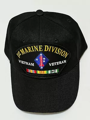 Usmc 1st Marine Division Vietnam Veteran Military Hat/cap • $15.25