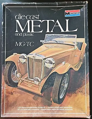 Vintage 1977 Monogram Diecast Metal And Plastic~MG-TC 1:24 Scale Model Kit • $25
