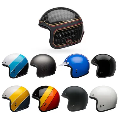 Bell Custom 500 Open Face Motorcycle Helmet DOT Approved • $204.95