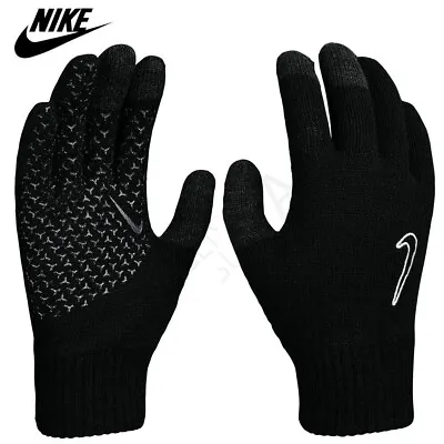 Nike Knitted Tech & Grip 2.0 Touch Screen Gloves Men's Women's Winter Gloves • £15.99