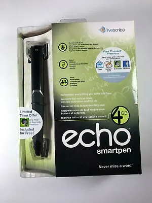 Echo Smartpen 4GB Complete In Original Box Livescribe Display Doesn't Work • $34.99