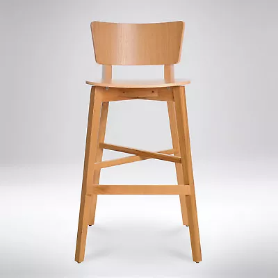 Oak Wood Commercial Bar Stool • $65