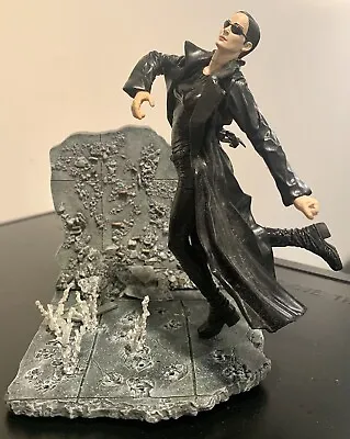 2003 Vintage The Matrix Lobby Partial Diorama & Trinity 7 H Figure Series 1 • $12