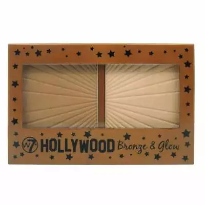 £4.99 • Buy W7 Hollywood Bronze & Glow Duo Highlighter & Bronzing Pressed Powder